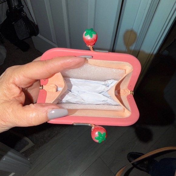 Coach Pink and Peach Wristlet - Picture 3 of 3